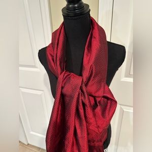 Scarf NWOT silk like material never worn was a gift